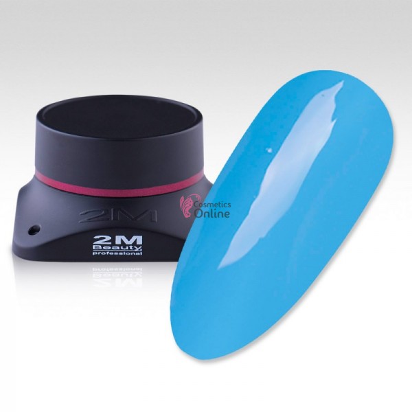 Gel UV 2M Beauty - color NF 32 ALBASTRU, 5 g, fara fixare